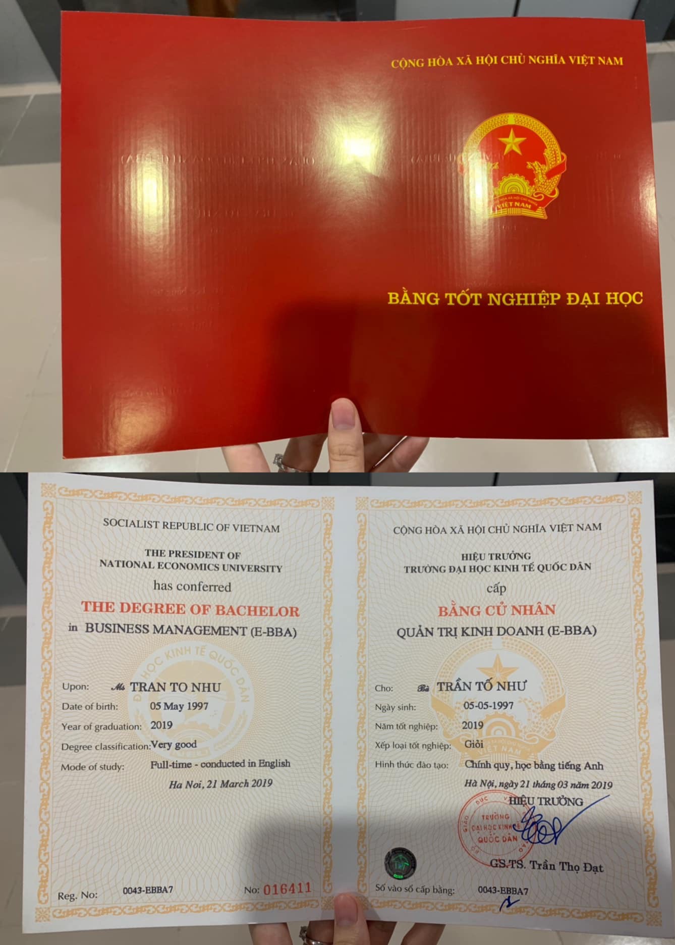 Chuyện vừa học Đại học vừa lấy được chồng hotboy, vừa sinh con vừa tốt nghiệp loại xuất sắc của hotgirl Thái Nguyên đình đám-9