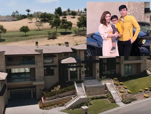 Biệt thự triệu đô ở Mỹ không kém khách sạn của vợ chồng Đan Trường