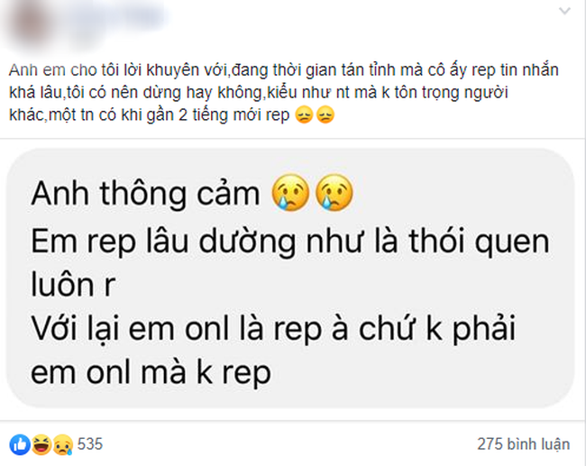 Trả lời tin nhắn chậm, cô nàng bị bạn trai chỉ trích là thiếu tôn trọng, dân mạng bênh vực và vạch ra vấn đề đáng lưu tâm-1