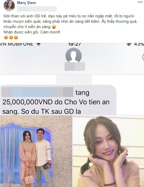 Cô gái gây xôn xao khi khoe tin nhắn bạn trai chuyển khoản hẳn 25 triệu chỉ để ăn sáng, nghe tâm sự đời thường còn choáng hơn-1