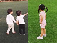 Nhóc tỳ nhà Hà Tăng với style đối lập: Con gái có tủ đồ toàn hồng, con trai chỉ diện đồ đen trắng tối giản