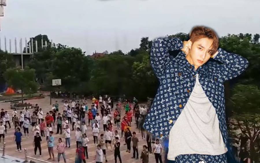 Clip: Trường THPT chọn siêu phẩm Hãy trao cho anh của Sơn Tùng làm nhạc nền cho tiết thể dục-3