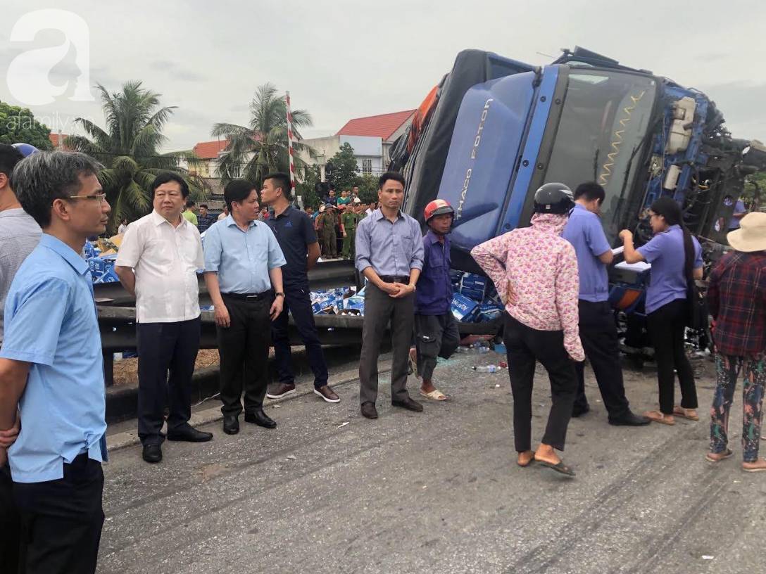 Danh tính các nạn nhân tử vong do ô tô tải lật, đè trúng khi đang đứng chờ sang đường ở Hải Dương-3