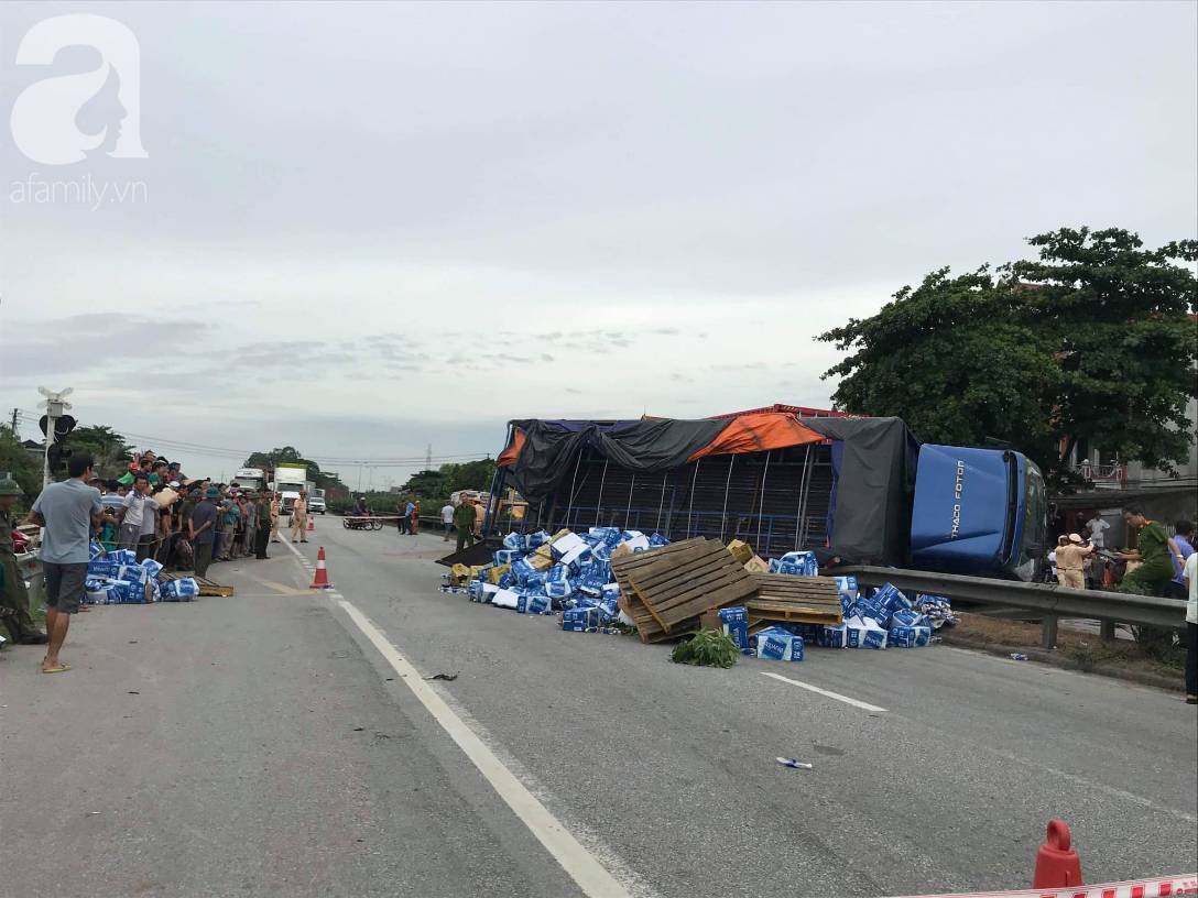 Danh tính các nạn nhân tử vong do ô tô tải lật, đè trúng khi đang đứng chờ sang đường ở Hải Dương-4