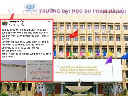 Hai năm sau tốt nghiệp, nhiều sinh viên ĐH Sư phạm Hà Nội bị hạ từ bằng Giỏi xuống Khá không một lý do