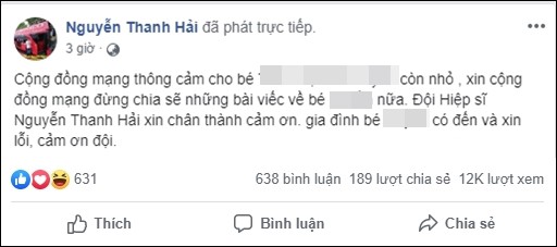 Mẹ và chị gái của nữ sinh bị chỉ trích vì vô ơn với đội hiệp sĩ mong mọi người tha thứ: Em nó còn khờ quá, mong mấy anh thông cảm-1