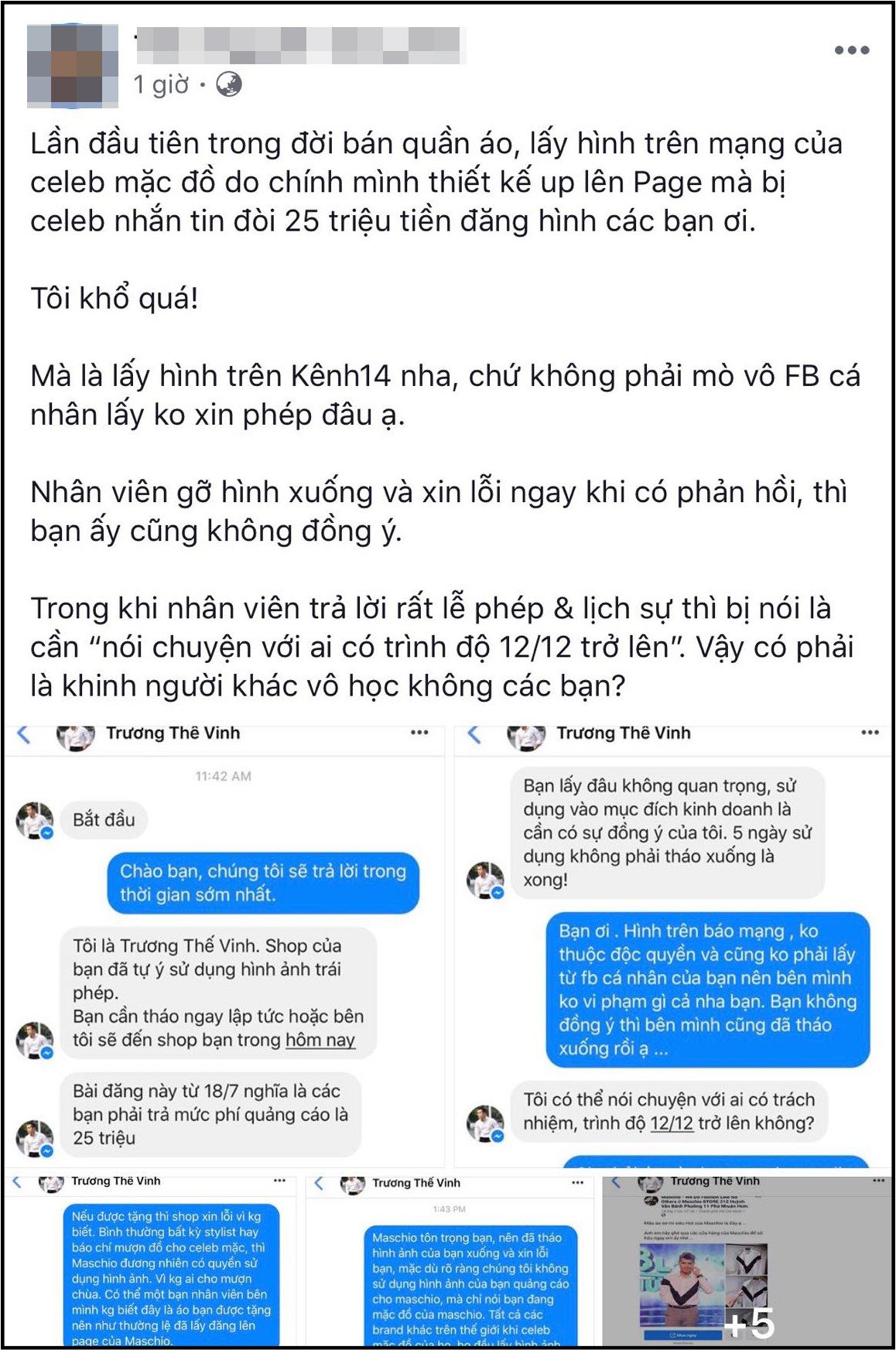 Trương Thế Vinh gay gắt đòi phí quảng cáo 25 triệu, chỉ nói chuyện với trình độ 12/12 khi bị nhãn hàng sử dụng hình ảnh trái phép-3