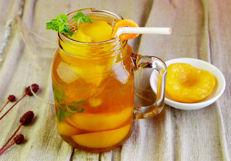 Bỏ qua trà đào thông thường đi, trà thạch đào mới là món làm mưa làm gió, chị em nào cũng bị mê hoặc-1