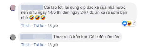 Vừa đi tù đã xuất hiện ở quán trà chị Huệ, Khải được dân mạng giải thích hộ một loạt lý do ra tù sớm siêu hài hước-9