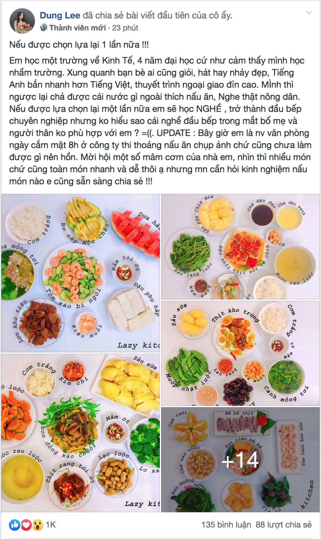 Làm văn phòng nhưng trót mê nấu ăn, cô nàng 9x được dân mạng xui về mở nhà hàng vì loạt mâm cơm bắt mắt-1