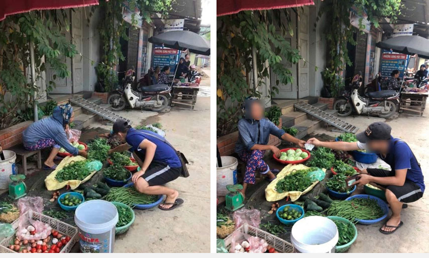 Thanh niên đi chợ mặc cả 1 nghìn với người bán rau, dân mạng đang định nặng lời liền dừng lại khi biết ngọn ngành câu chuyện-2