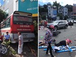 Cận cảnh hiện trường xe khách của nhà xe Đức Hùng gặp nạn khiến 5 người thương vong ở Quảng Ninh-10