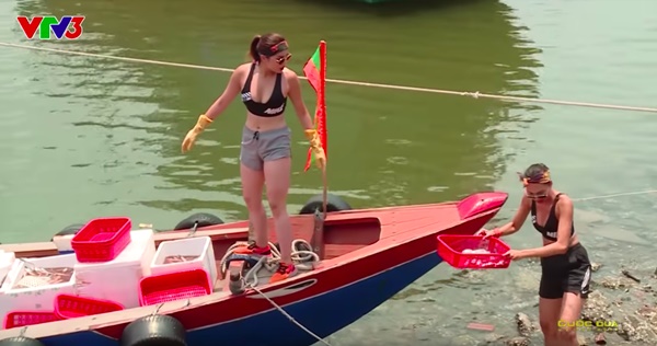 Cuộc đua kỳ thú: Vô tư mặc đồ bơi gợi cảm, Hoa hậu Kỳ Duyên lộ bụng mỡ-5