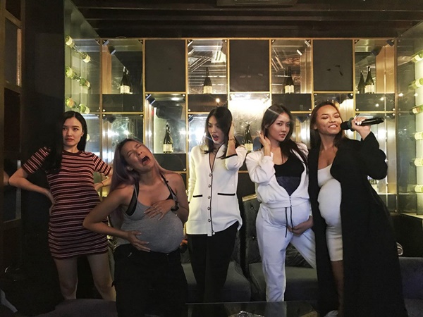 Lan Khuê khoe dáng bầu bí thon gọn nhưng lại khiến dân mạng tá hỏa khi tiết lộ Mai Ngô, Mỹ Nhân đã có thai?-1