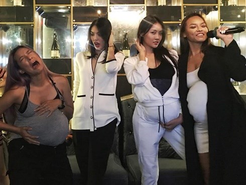 Lan Khuê khoe dáng bầu bí thon gọn nhưng lại khiến dân mạng tá hỏa khi tiết lộ Mai Ngô, Mỹ Nhân đã có thai?