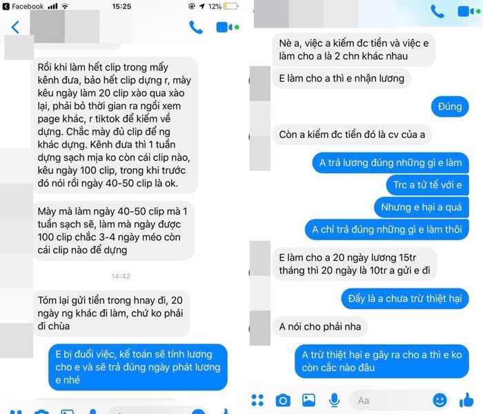 Vụ việc cô gái tố bị quỵt lương, phía ông chủ lên tiếng cho rằng mình bị tống tiền và tiết lộ nhiều thông tin bất ngờ-3