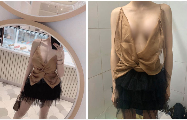 Bị tố bán áo 500k nhăn nhúm như giẻ lau, cô nàng hotgirl đang đi chơi bỏ về livestream thử áo và tiết lộ bất ngờ-4