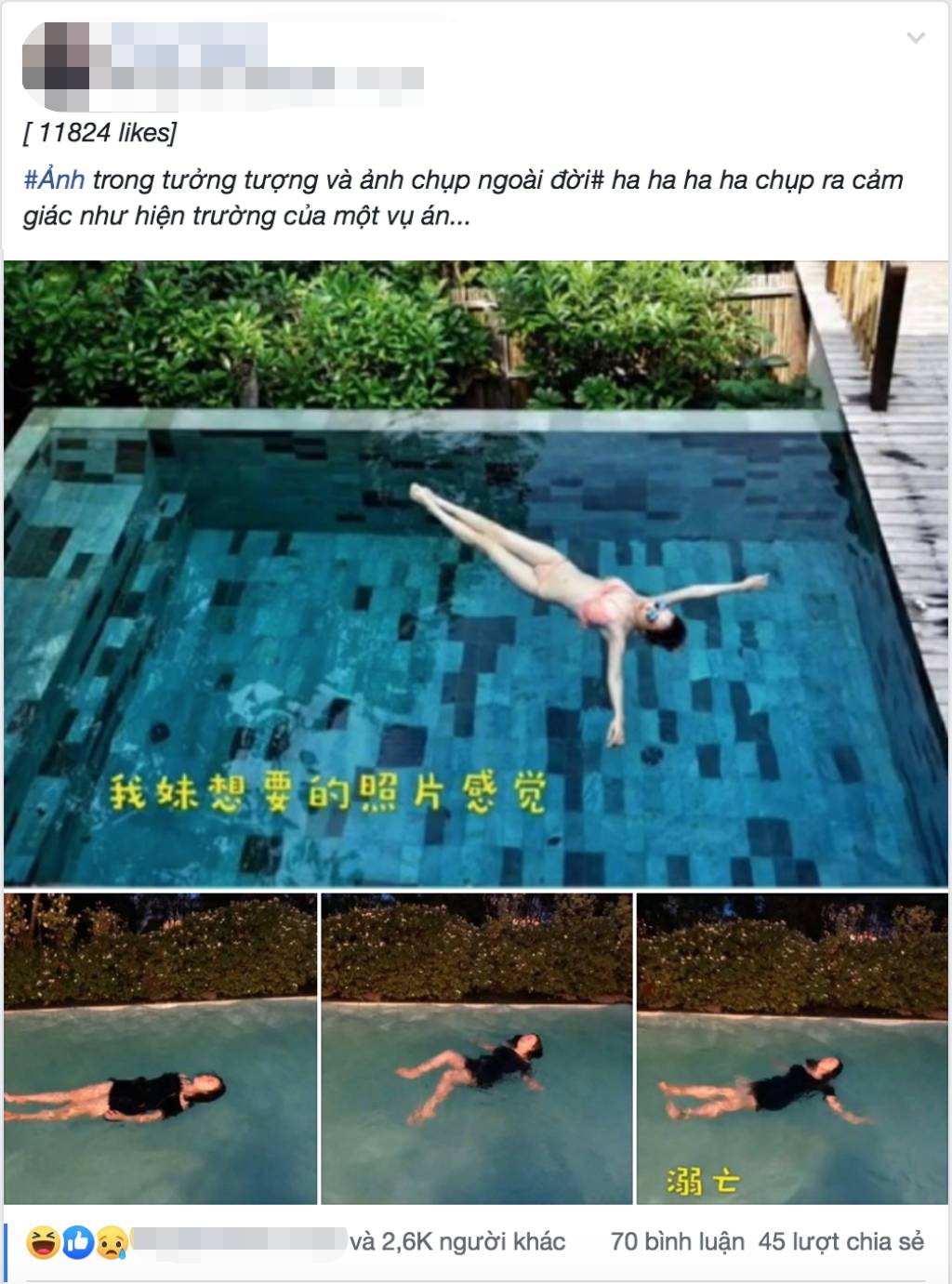 Chụp ảnh bể bơi sang chảnh, cô nàng khiến dân mạng cười lăn lóc vì tưởng tượng và ngoài đời khác nhau một trời một vực-1