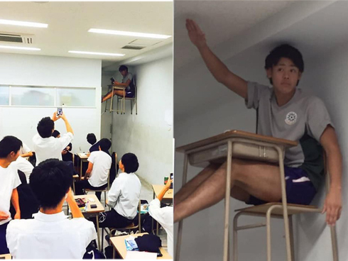 Sau khi phạt học sinh sơn cầu thang thành 7 sắc cầu vồng, ban giám hiệu tự tay sơn tất cả cầu thang trong trường thành điểm check-in siêu đẹp-10