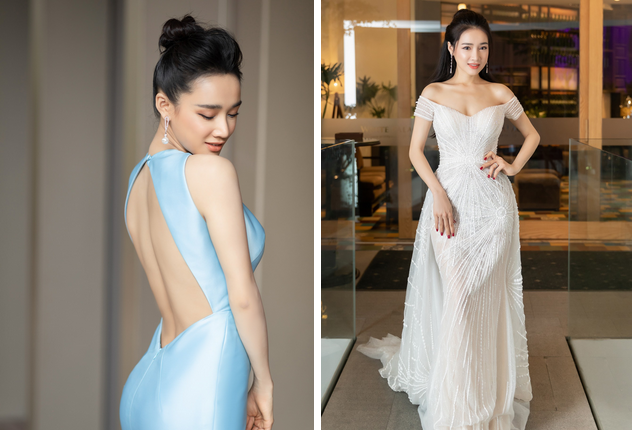 Nhã Phương diện váy quây khoe ngực nở eo thon nhưng lại lộ 2 chi tiết sến súa và o ép cơ thể-6