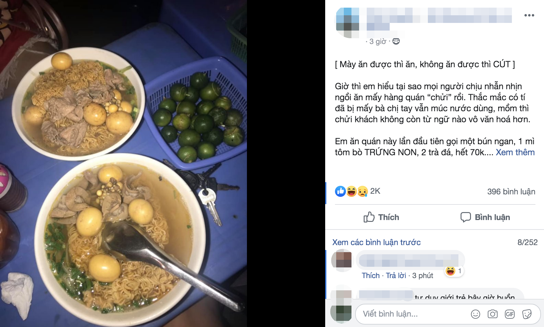 Thắc mắc vì quán ăn đêm mỗi hôm thu một giá khác nhau, cô nàng bị chủ quán mắng cho vuốt mặt không kịp-1