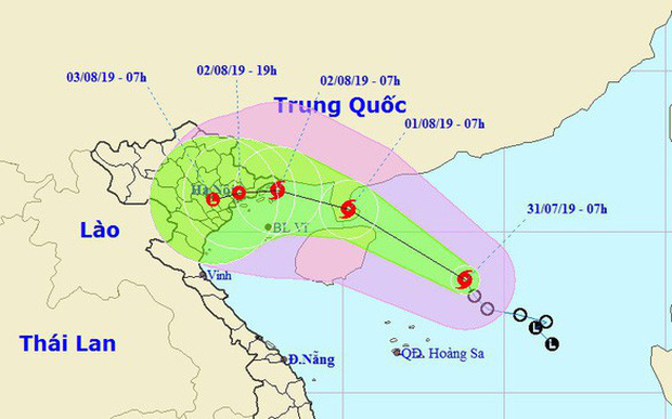 Áp thấp nhiệt đới mạnh thành bão số 3 hướng vào Quảng Ninh - Nam Định, dự báo gây mưa rất to-1