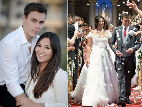 Nàng dâu hoàng gia gốc Việt lần đầu xuất hiện cùng gia đình nhà chồng Monaco: Ăn mặc gợi cảm nhưng có phần lạc lõng-8
