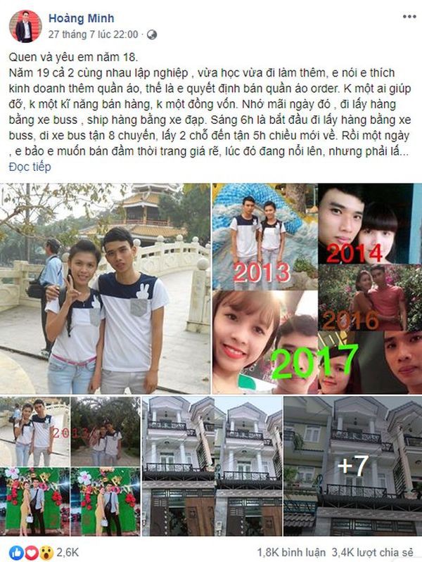 Câu chuyện bên nhau 4 năm từ thời còn ăn mỳ tôm, cho đến lúc mua nhà lầu, xe hơi của cặp đôi trẻ khiến CĐM xôn xao-1