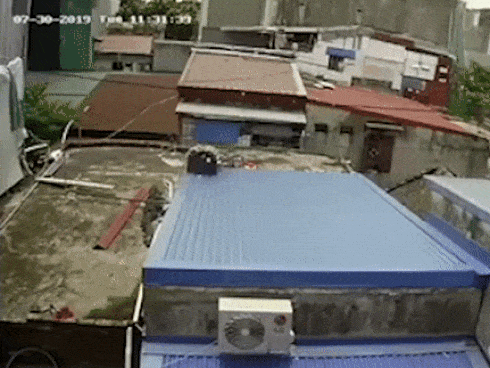 Giây phút phát nổ kinh hoàng nhà dân ở Hải Phòng từ camera an ninh