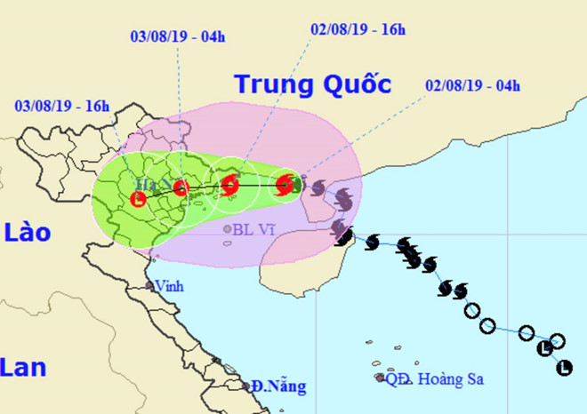 Bão số 3 đã vào vịnh Bắc Bộ, Quảng Ninh - Hải Phòng gió giật mạnh-1