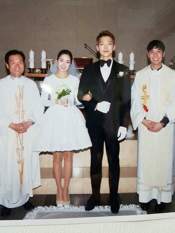 Ảnh cưới màu chưa từng tiết lộ của Kim Tae Hee - Bi Rain-1