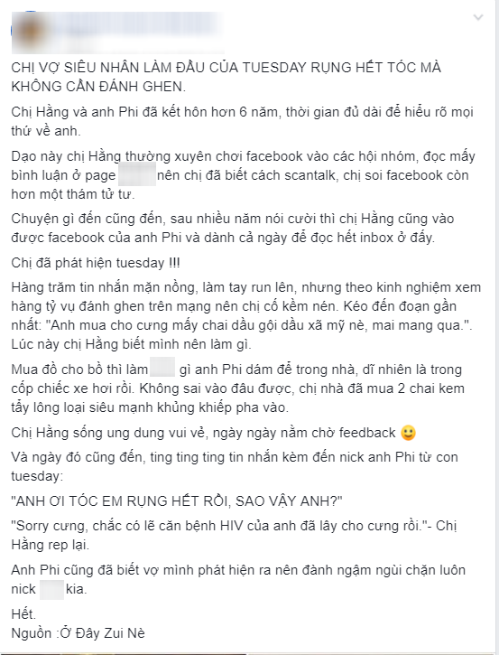 Chẳng tốn chút công sức, vợ vẫn khiến Tuesday” của chồng kinh hồn bạt vía, chị em hả hê khi nghe chiêu cao tay-1