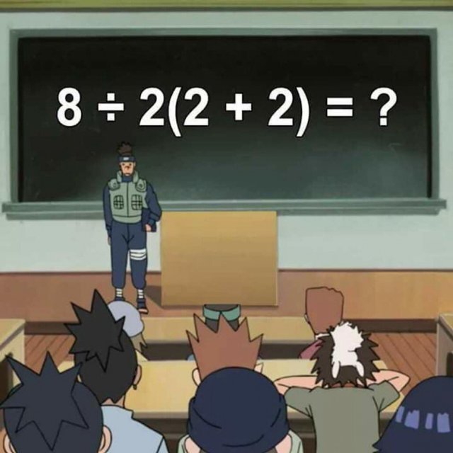 Cả thế giới điên đầu với phép toán đơn giản: 8÷2(2+2) bằng 1 hay 16?-1