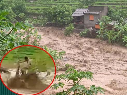 NÓNG: Lũ cuốn trôi 17 người, hiện 13 người vẫn đang mất tích ở Thanh Hoá