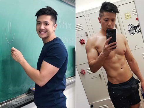 Thầy giáo trường nhà người ta sao lại đẹp trai thế này, đã vậy body còn 6 múi như tạc tượng, thầy muốn các em sống sao?
