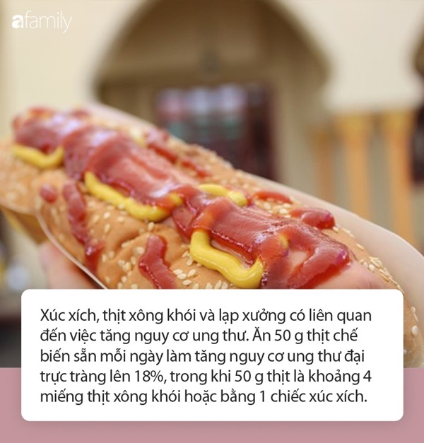 Ăn một chiếc xúc xích tăng 18% tỉ lệ mắc ung thư và đây là 5 nguy hại đối với sức khỏe khi ăn thực phẩm chế biến sẵn-1