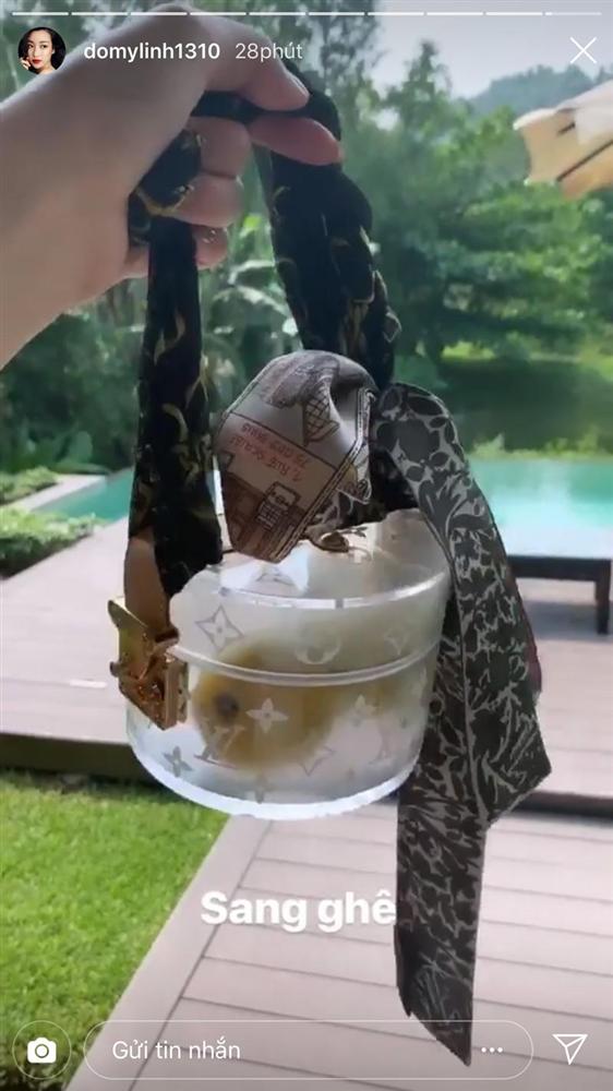 Dùng túi hiệu mấy chục triệu mà HHen Niê đựng chôm chôm, Đỗ Mỹ Linh đựng táo còn đến Kỳ Duyên thì...cạn lời-2