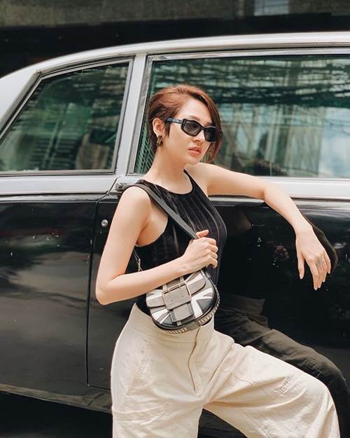 Từ khi cắt tóc ngắn, phong cách thời trang của Bảo Anh cứ thế lên đời!-2