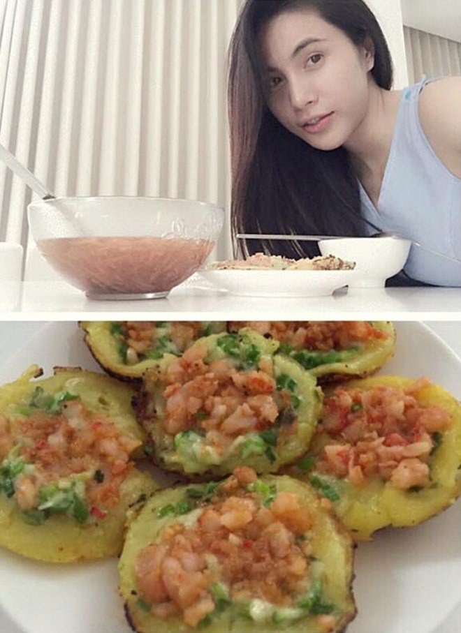 Vợ yêu phục vụ tận miệng thế này, bảo sao Công Vinh không bao giờ ăn phở!-12