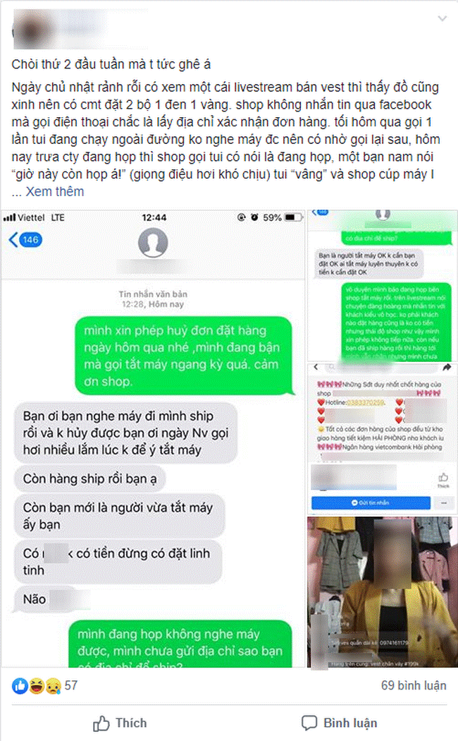 Cô gái tức giận hủy đơn rồi lên mạng bóc phốt nhân viên shop thời trang tắt máy trước, nào ngờ lại bị mắng ngược-1