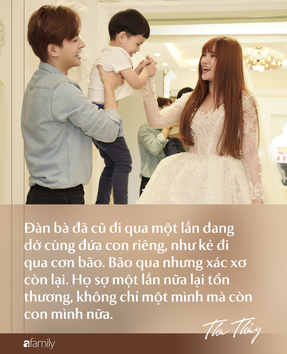 Từ chuyện chồng trẻ Kin Nguyễn cấu tay con Thu Thủy: Đàn bà có con riêng tái hôn không chỉ là chuyện chọn chồng-1