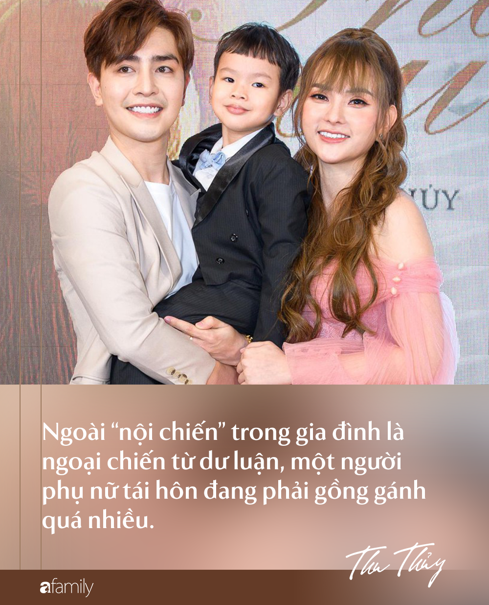 Từ chuyện chồng trẻ Kin Nguyễn cấu tay con Thu Thủy: Đàn bà có con riêng tái hôn không chỉ là chuyện chọn chồng-2