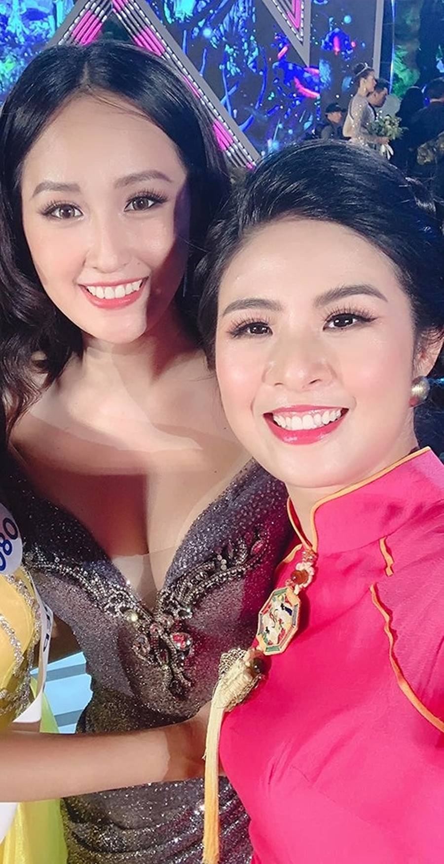 Hoàng Thuỳ mặc bikini khoe đường cong bỏng mắt sau nghi án nâng cấp vòng 1-11