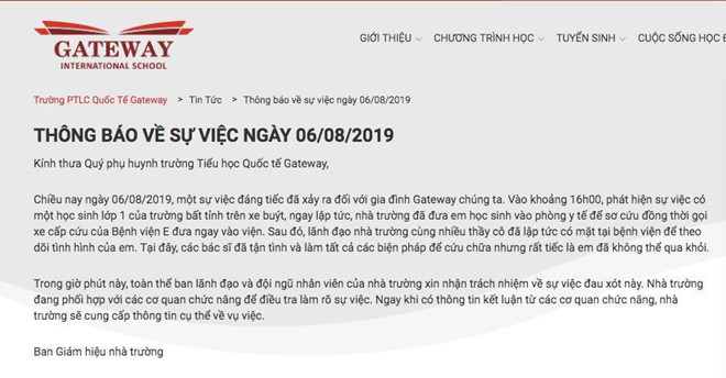 5 nghi vấn vụ học sinh trường Gateway tử vong vì bị bỏ quên trên ôtô-2