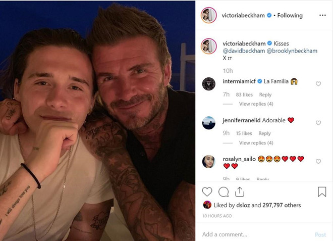 David Beckham thân thiết bên con trai sau tin đồn bất hòa-1