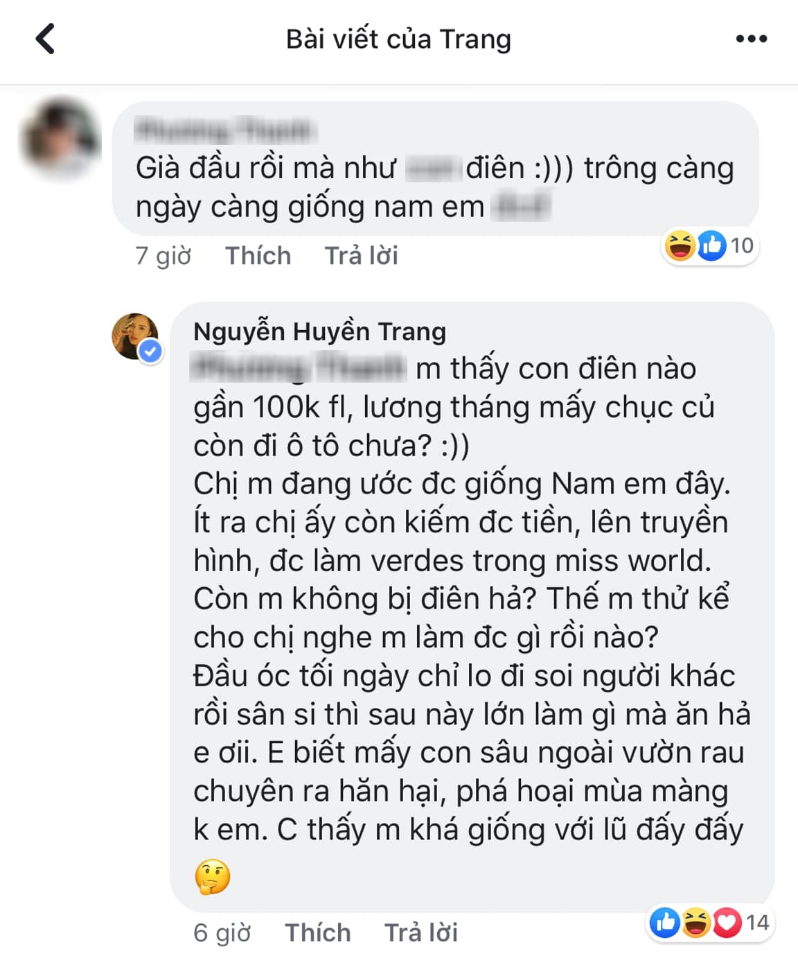 Bạn gái Trọng Đại U23 xù lông với anti-fan, nào ngờ bị mỉa mai ngược thi Hoa hậu 5-7 lần mà từ Vedette còn viết sai-2