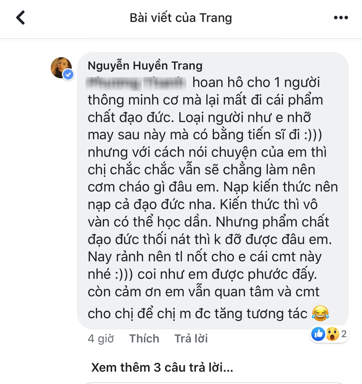 Bạn gái Trọng Đại U23 xù lông với anti-fan, nào ngờ bị mỉa mai ngược thi Hoa hậu 5-7 lần mà từ Vedette còn viết sai-3