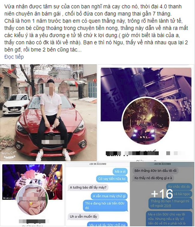 Bóc 1 loạt chiêu lừa ngoạn mục của bạn trai nhà người ta: Lừa cả trăm triệu rồi bỏ bạn gái lại với bào thai 7 tháng-1