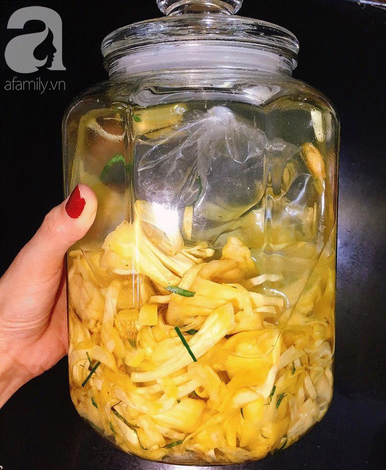 Các chị ơi ăn mít xong đừng bỏ xơ, có món này ngon đến ngỡ ngàng mà chỉ làm từ xơ mít!-3