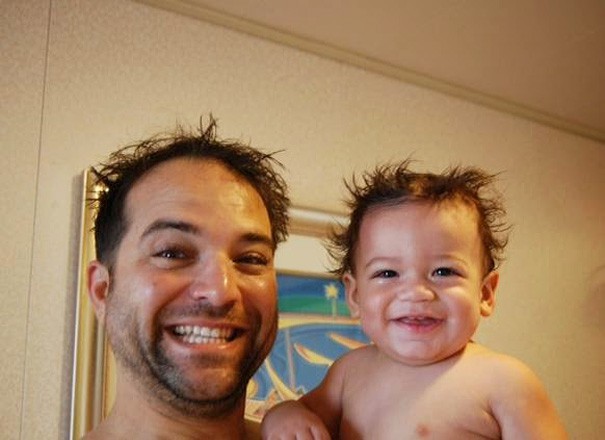 Những bức ảnh cha và con trai chứng minh mẹ có đẻ thế đẻ nữa vẫn không thoát kiếp đẻ thuê-10